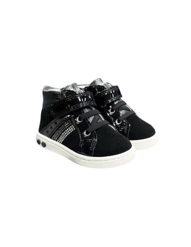 Primigi 6902722 sneakers bambina in vernice camoscio nero Primigi - 1 Primigi scarpe bambina primi passi in vernice con chiusura