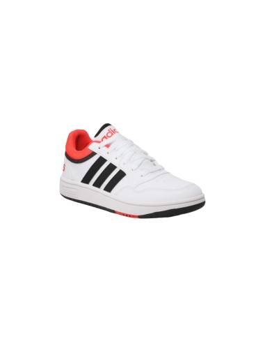 Adidas Hoops 3.0 K GZ9673 sneakers sportive da ragazzo in similpelle bianco Adidas - 1 Adidas Hoops 3.0 K scarpe sportive unisex