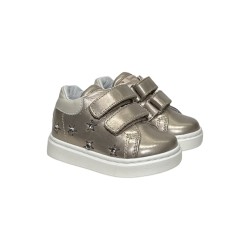 Balducci CITA6823C sneakers bambina primi passi in pelle champagne 2
