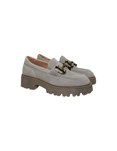 Keys K-10035 mocassini donna in camoscio taupe Keys - 1 Keys scarpe casual donna in camoscio beige 