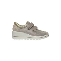 Enval Soft 7759522 sneakers donna in camoscio platino
