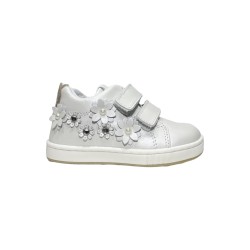Balducci Soft CITA6766B sneakers bambina primi passi in pelle bianco
