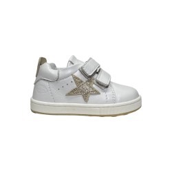Balducci Soft CITA6750P sneakers bambina primi passi in pelle bianco platino