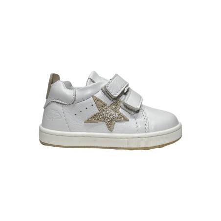 Balducci Soft CITA6750P sneakers bambina primi passi in pelle bianco platino