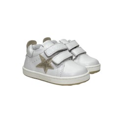 Balducci Soft CITA6750P sneakers bambina primi passi in pelle bianco platino 2