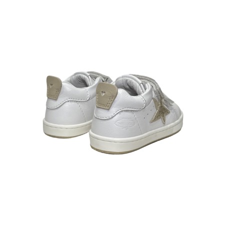 Balducci Soft CITA6750P sneakers bambina primi passi in pelle bianco platino