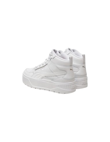 Puma Karmen II Idol Mid 397463 01 sneakers donna in similpelle bianco Puma - 2 Puma Karmen II Idol Mid scarpe alte donna in ecop