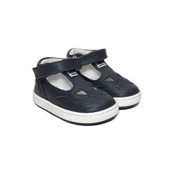 Balducci Soft CITA5835C scarpe occhiello bambino in pelle blu