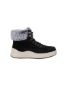 Refresh 172120 sneakers donna in camoscio nero Refresh - 1 Refresh scarpe alte donna in camoscio pelliccia con chiusura cerniera