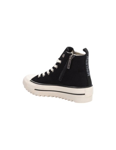 Refresh 172200 sneakers donna in tessuto cotone nero Refresh - 2 Refresh scarpe alte donna in cotone in tessuto nero 