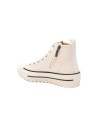 Refresh 172200 sneakers donna in tessuto cotone beige Refresh - 2 Refresh scarpe alte donna in cotone in tessuto beige 