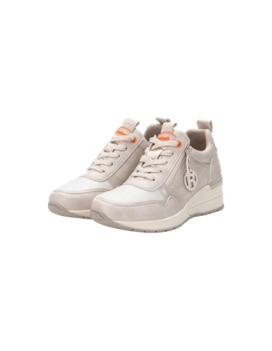 Refresh 171258 sneakers donna in similpelle avorio Refresh - 2 Refresh scarpe donna in ecopelle con chiusura lacci e cerniera 