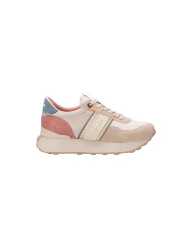 Refresh 172061 sneakers donna in camoscio beige multicolor Refresh - 1 Refresh scarpe donna in camoscio tessuto e tela multicolo