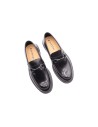 Exton 274 mocassini uomo in abrasivato nero Exton - 2 Exton scarpe casual uomo in vera pelle con fibbia 