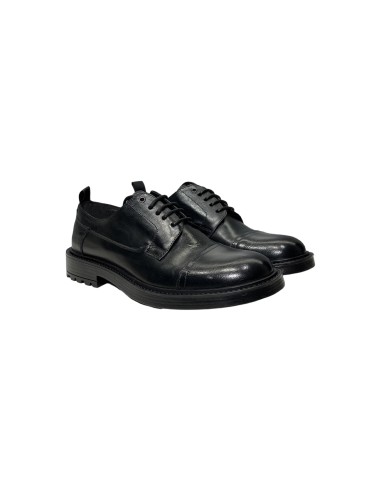 Exton 8323 scarpe classiche uomo in pelle nero Exton - 1 Exton scarpe stringate uomo in vera pelle nero 