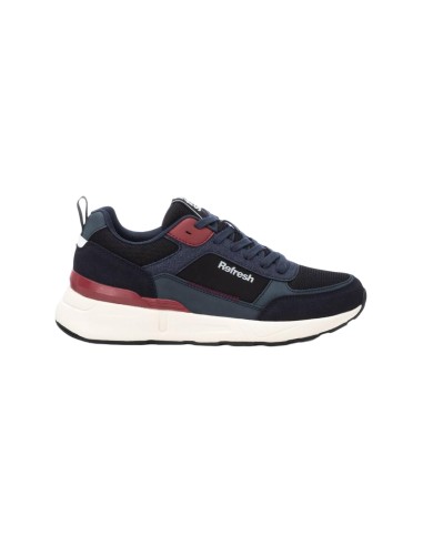 Refresh 172160 sneakers uomo in camoscio e tessuto navy Refresh - 1 Refresh scarpe uomo in camoscio e tessuto blu 