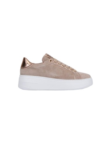 Keys K-9883 sneakers donna in camoscio taupe Keys - 1 Keys scarpe casual donna in camoscio con chiusura lacci 