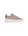 Keys K-9883 sneakers donna in camoscio taupe Keys - 1 Keys scarpe casual donna in camoscio con chiusura lacci 