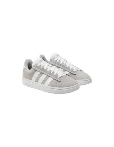 Adidas Grand Court Alpha 00s JH7234 sneakers uomo in camoscio grigio e bianco Adidas - 1 Adidas Grand Court Alpha 00s scarpe spo