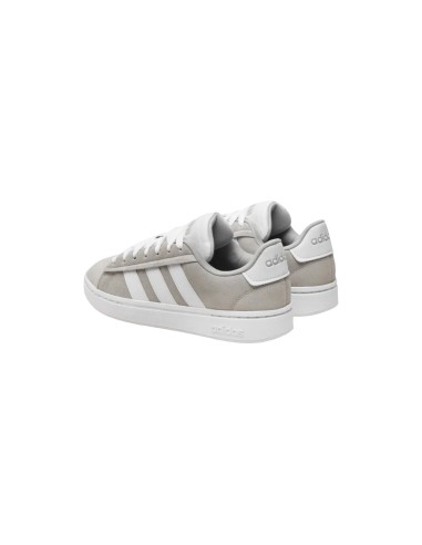 Adidas Grand Court Alpha 00s JH7234 sneakers uomo in camoscio grigio e bianco Adidas - 2 Adidas Grand Court Alpha 00s scarpe spo