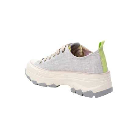 Refresh 172564 sneakers donna in tessuto grigio bianco