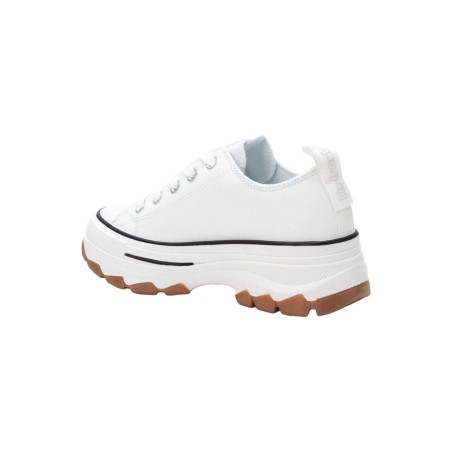 Refresh 172477 sneakers donna in tessuto bianco