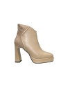 Laura Biagiotti 8863 stivaletti donna in similpelle beige Laura Biagiotti - 1 Laura Biagiotti tronchetti donna con tacco in ecop