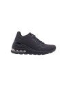 Skechers 155401/BBK sneakers donna in similpelle nero Skechers - 1 Skechers scarpe donna con rialzo in ecopelle con sottopiede i