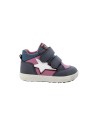 Primigi 6852911 sneakers bambina in nabuk blu Primigi - 1 Primigi scarpe bambina primi passi in pelle con chiusura velcro 