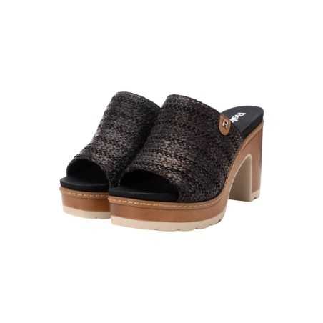 Refresh 172703 sandali donna in rafio nero