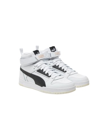 Puma RBD Game 385839 01 sneakers uomo in similpelle bianco nero Puma - 1 Puma RBD Game scarpe sportive uomo in ecopelle con velc