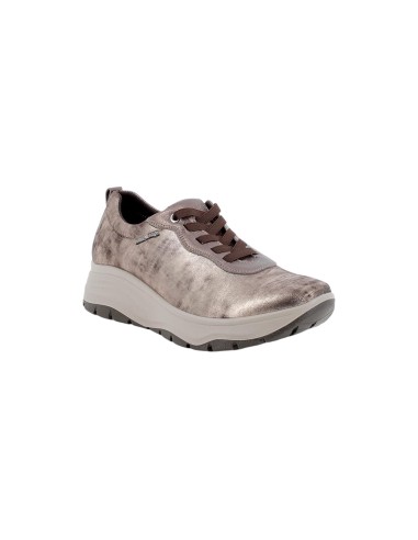 Enval Soft 6776622 sneakers donna linea comoda in laminato taupe Enval Soft - 3 Enval Soft scarpe donna in vera pelle con sottop