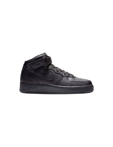 Nike Air Force 1 Mid 07 CW2289 001 sneakers uomo in pelle nero Nike - 1 Nike Air Force 1 Mid 07 scarpe sportive casual uomo in p