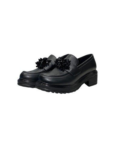 Queen Helena X31-45 mocassini donna in similpelle nero Queen Helena - 2 Queen Helena Shoes scarpe casual da donna in ecopelle 