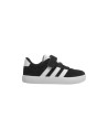 Adidas VL Court 3.0 EL C ID9148 sneakers bambino in camoscio nero Adidas - 1 Adidas VL Court 3.0 scarpe sportive calzata kids in