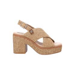 Refresh 172707 sandali donna in tessuto taupe