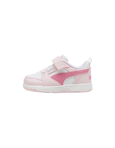 Puma Rebound v6 Lo AC+Inf 397420 08 sneakers bambina in similpelle rosa Puma - 2 Puma Rebound v6 Lo AC+Inf scarpe sportive bambi