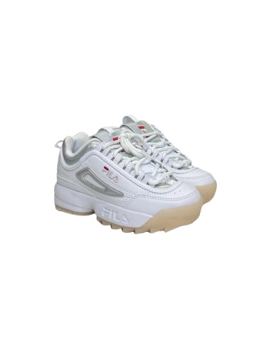 Fila Disruptor F Kids FFK0032.13078 sneakers bambino white/iridescent Fila - 1 Fila Disruptor F Kids scarpe sportive bambino in 