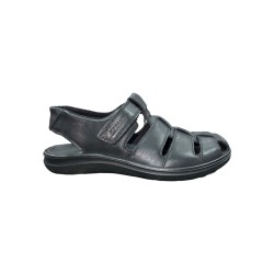 Enval Soft 7734700 sandali uomo in pelle nero