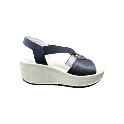 Enval Soft 7780511 sandali donna in pelle blu