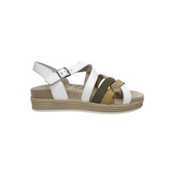 Igi&Co 7669922 sandali donna in pelle bianco multicolor