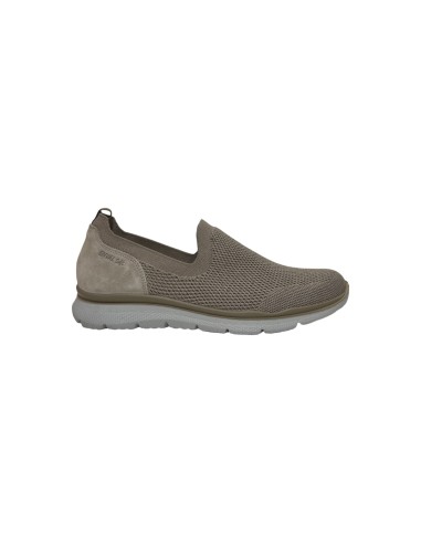 Enval Soft 7725022 slip on uomo in tessuto beige Enval Soft - 1 Enval Soft scarpe uomo linea comoda in tessuto con sottopiede in