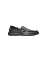 Enval Soft 7716000 mocassini uomo in pelle nero Enval Soft - 1 Enval Soft scarpe uomo linea comoda in vera pelle con sottopiede 