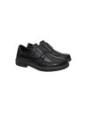 Enval Soft 7711600 scarpe uomo in pelle nero Enval Soft - 2 Enval Soft scarpe uomo linea comoda in vera pelle con chiusura velcr