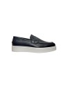 Exton 832 mocassini uomo in pelle blu marine Exton - 1 Exton scarpe casual uomo in vera pelle 