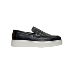 Exton 832 mocassini uomo in pelle nero