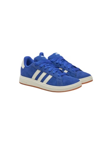 Adidas Grand Court 00s K JP5894 sneakers unisex da ragazzo/a in camoscio bluette Adidas - 2 Adidas Grand Court 00s K scarpe spor