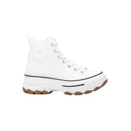 Refresh 172476 sneakers donna in tessuto bianco