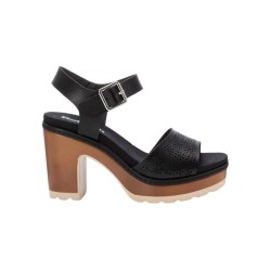 Refresh 172781 sandali donna in similpelle nero