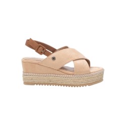 Refresh 172662 sandali donna in camoscio beige